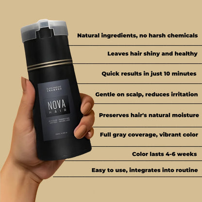 NovaHair™ Instant Dye Shampoo